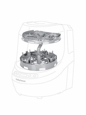 Baby Brezza Bottle Washer Pro Breast Pump Parts Replacement Rack